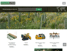 Tablet Screenshot of graderlitas.lt